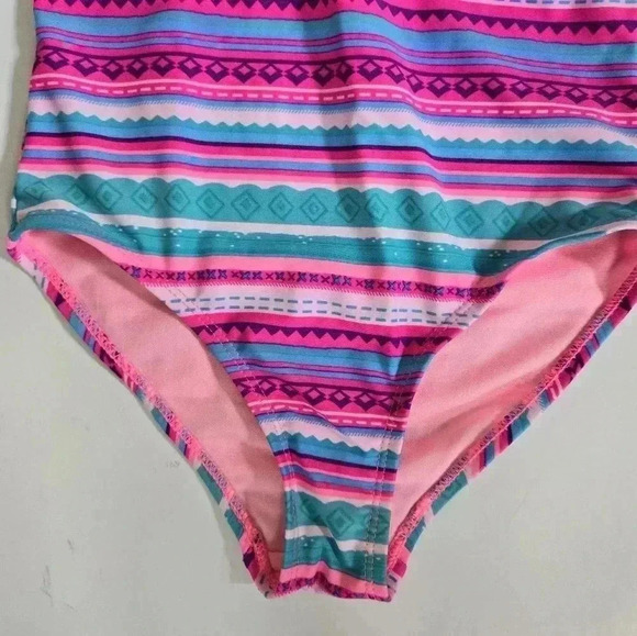 Limited too one piece stripped bathing suite sz 6 for girls - Picture 2 of 5